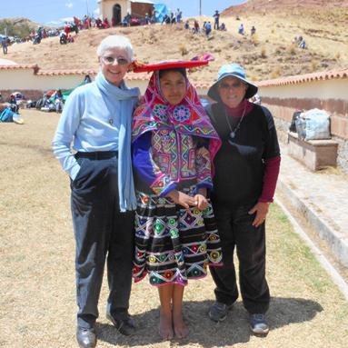 Ancilla and Eileen and Peruvian woman